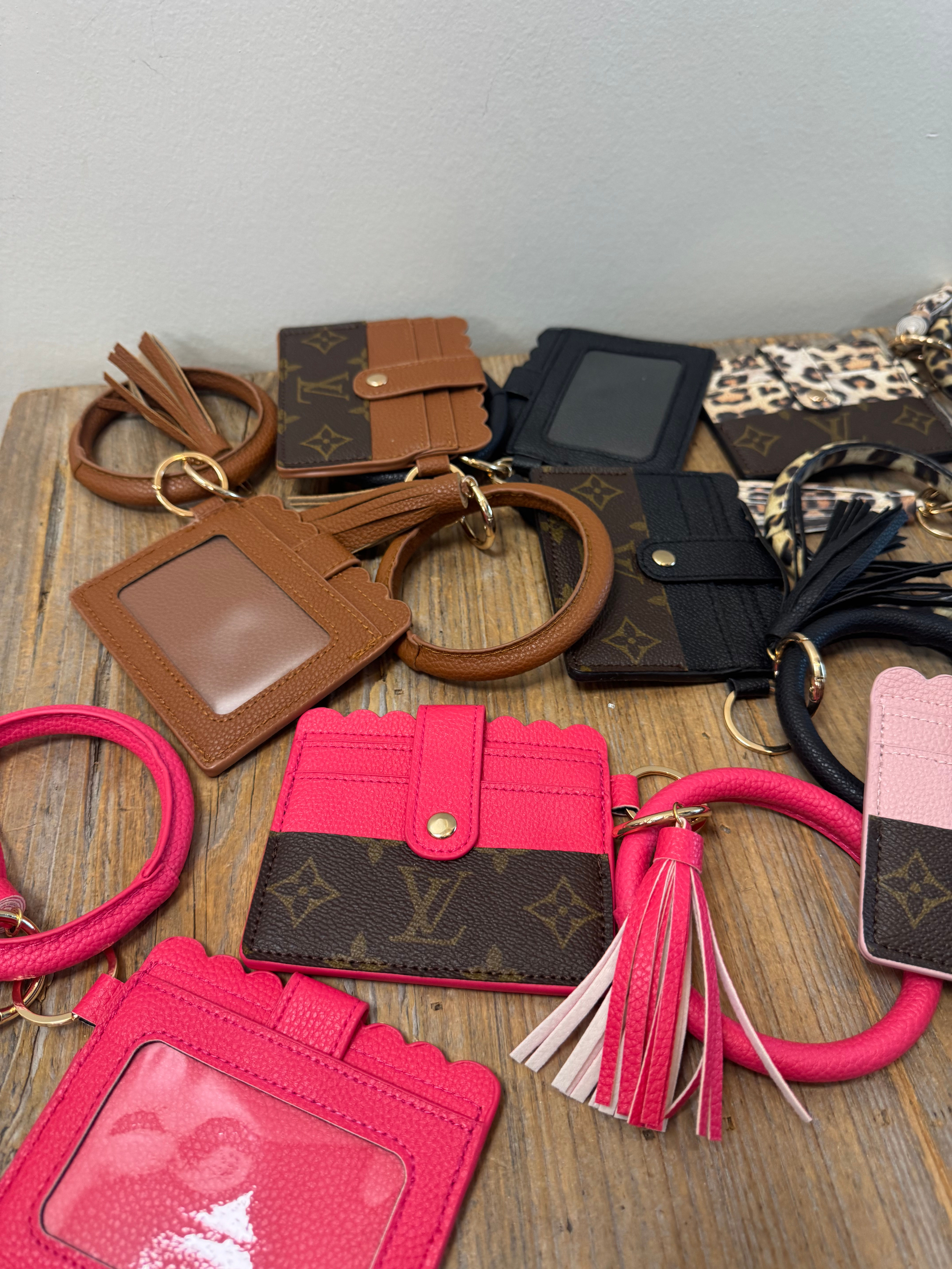 Upcycled Monogram Bangle Wallets