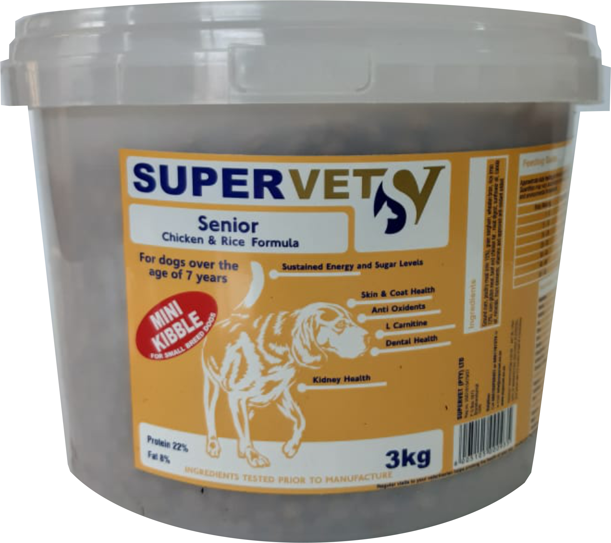 Supervet Senior Mini Kibble 3kg