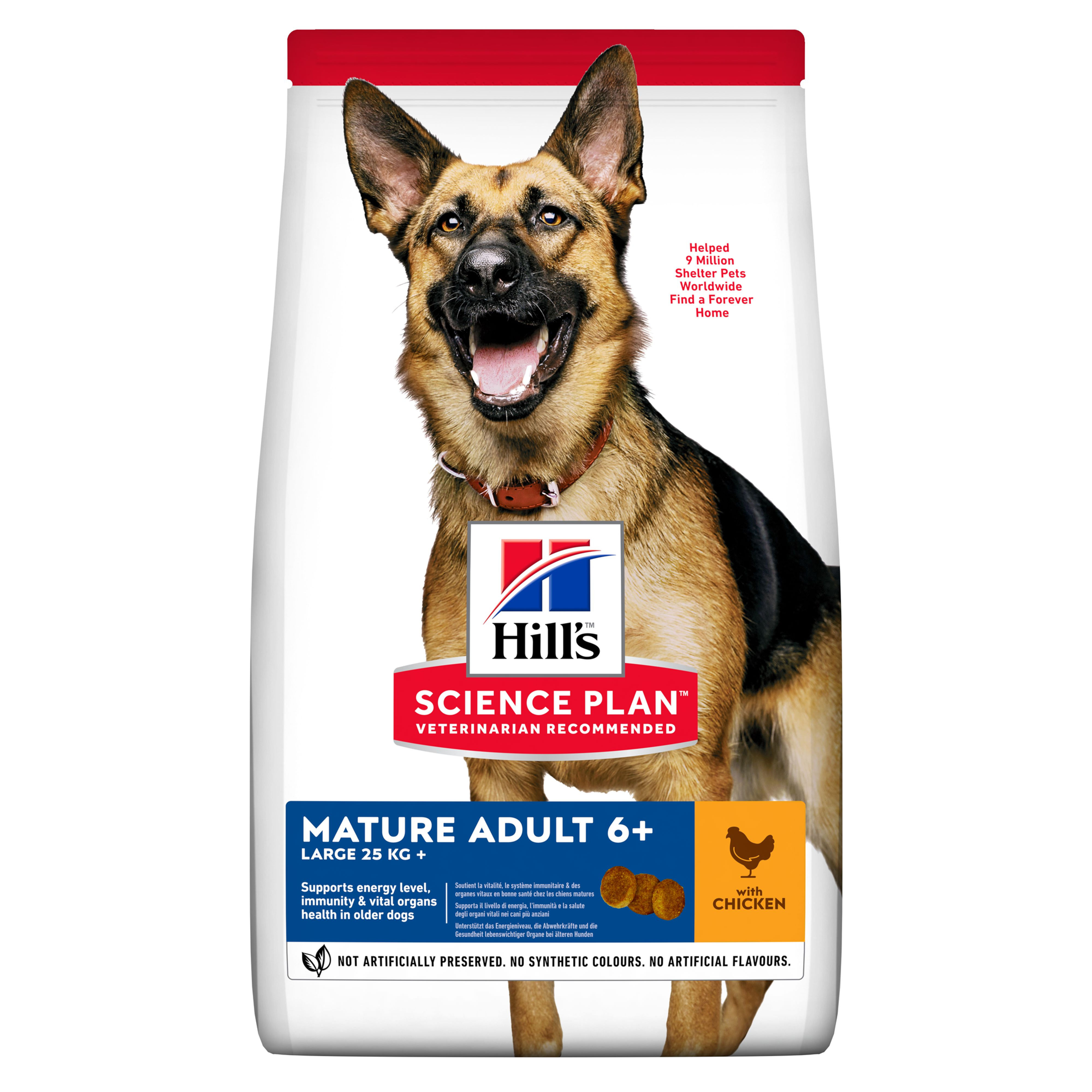 Hill's Science Plan Mature Adult Large Dry Dog Food Chicken Flavour