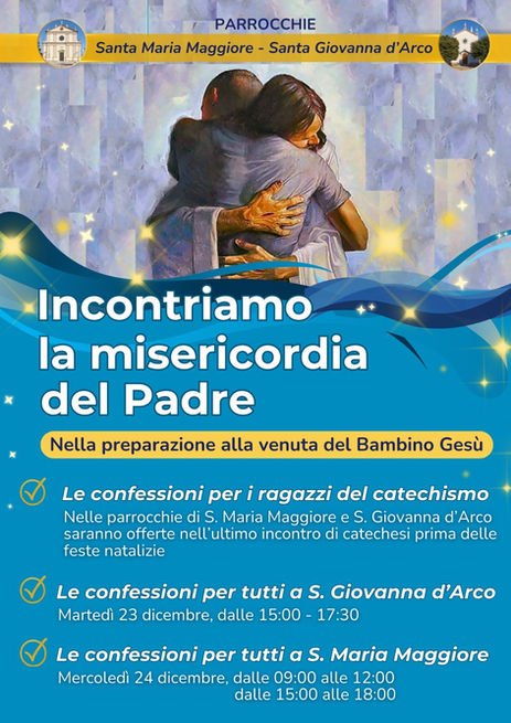 Natale 2025 - Opportunità di confessione