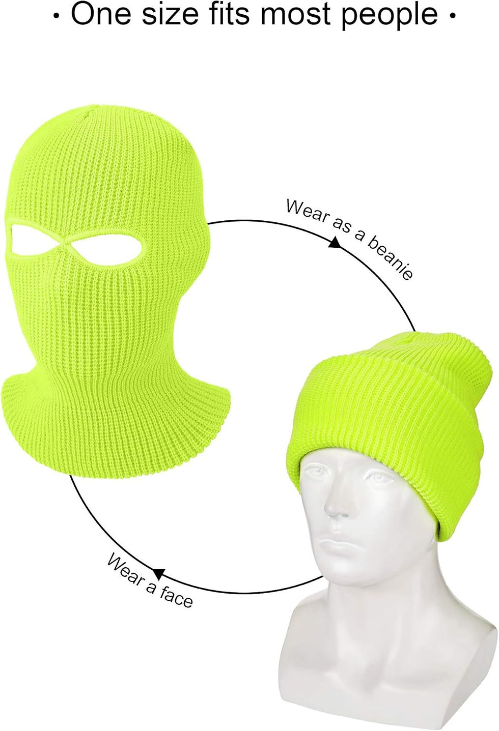 Thumbnail: Knitted Balaclava By SATINIOR
