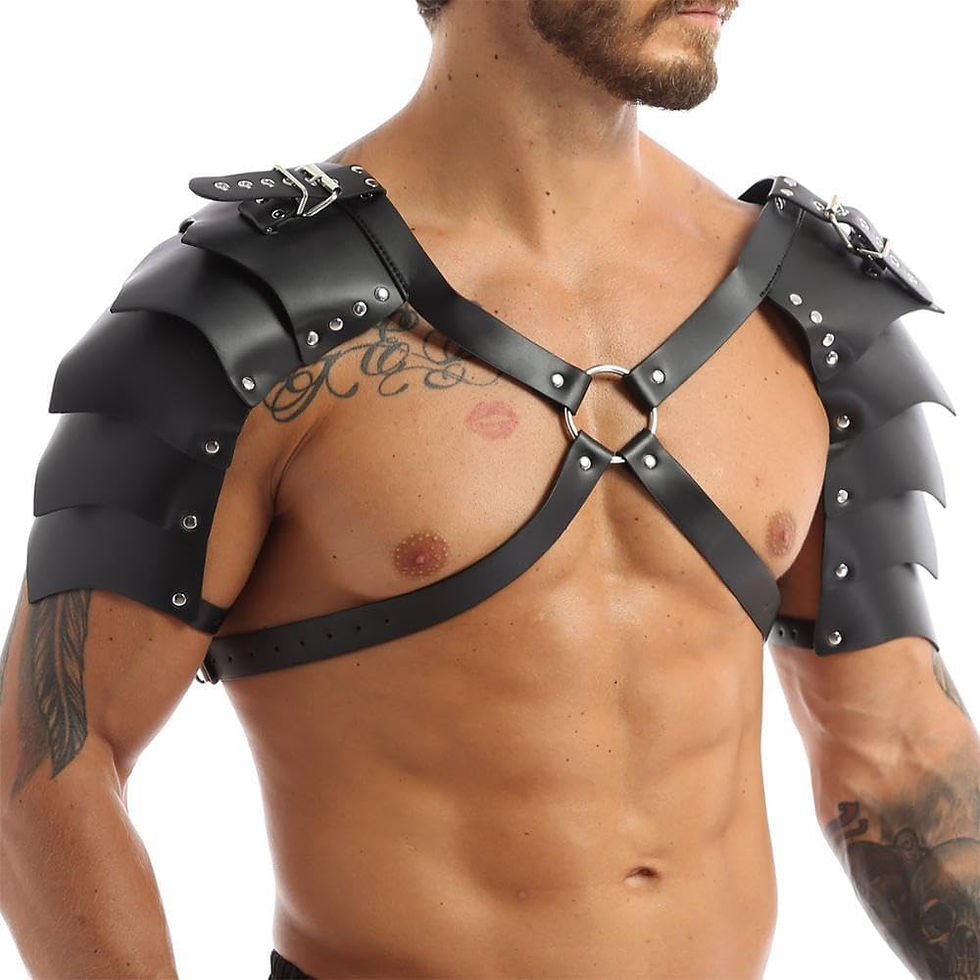 Thumbnail: Leather Cosplay Harness For Men 