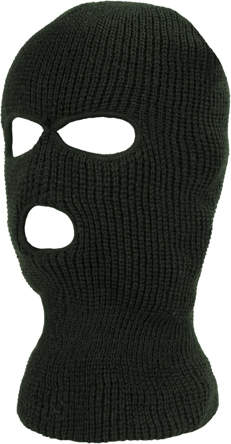 Thumbnail: SATINIOR 3 Hole Knitted Balaclava 