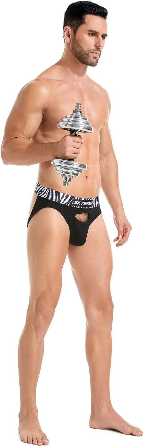 Thumbnail: SKYSPER Men's Mesh Jockstrap Set 