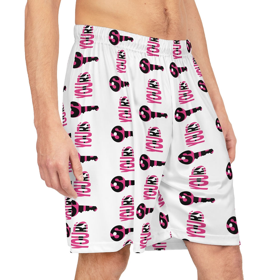 Thumbnail: Sir's Lil Sis Basketball and Lounge Shorts [White]