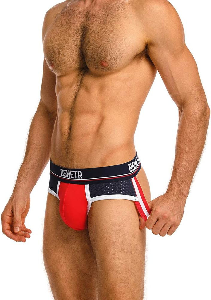 Thumbnail: BSHETR Men's Athletic Supporters [5-Pack] 