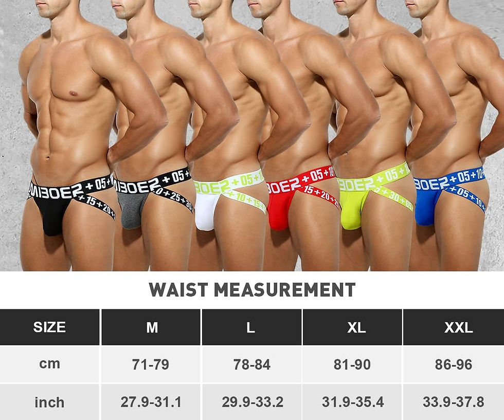 Thumbnail: Muscular and toned male model wearing red Arjen Kroos bandage jockstrap athletic supporter. Find on Baba's Wardrobe