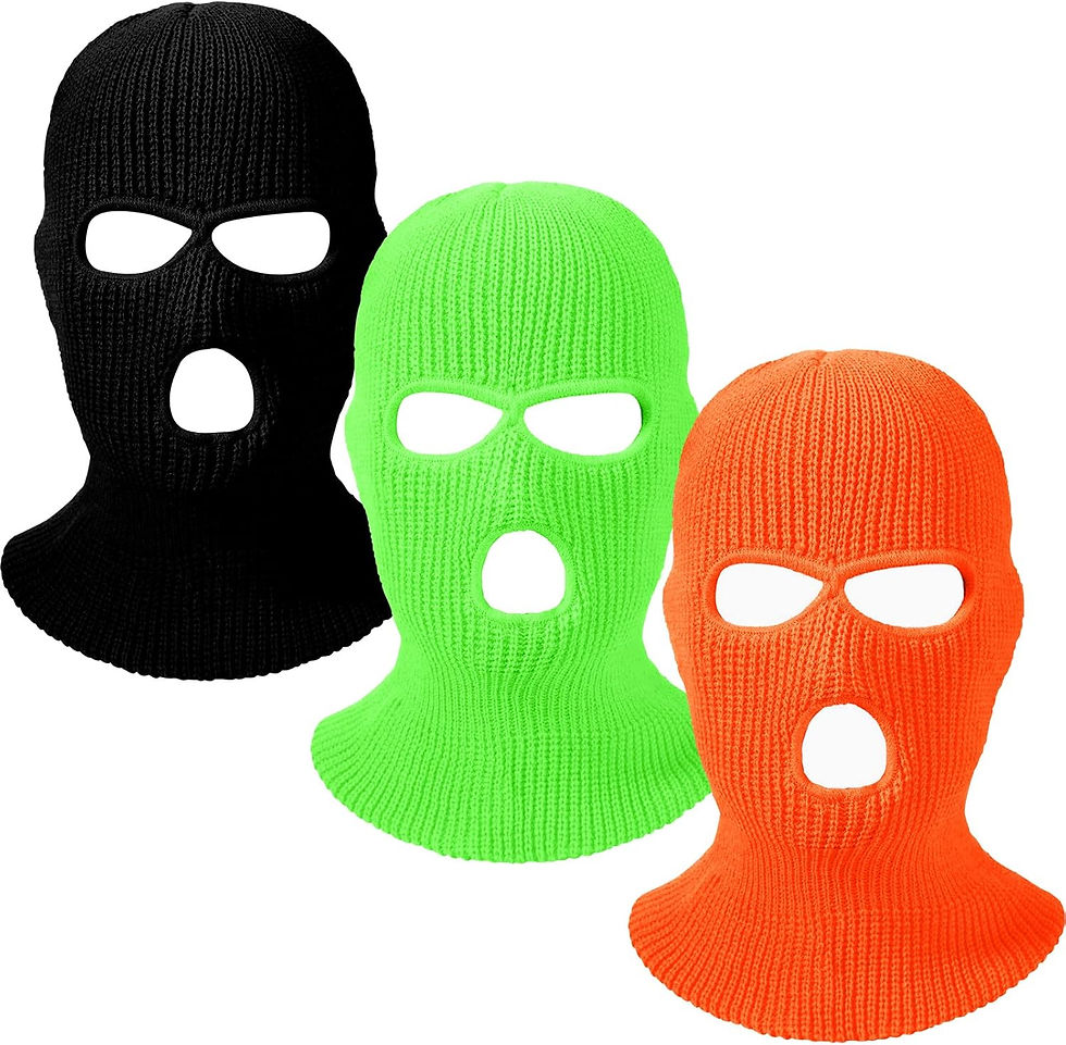Thumbnail: 3 Pc 3 Hole Balaclava By SANITOR