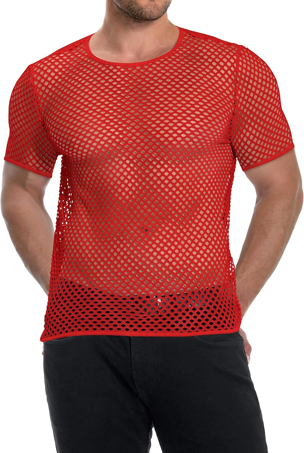 Thumbnail: Men's Mesh Fishnet Top 
