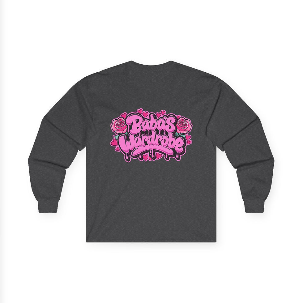 Thumbnail: Limited Edition Baba's Wardrobe Valentine's Day Graphic Logo Themed Long Sleeve 