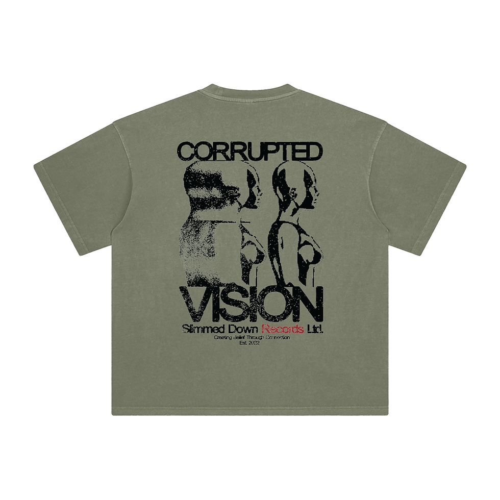 Thumbnail: Corrupted Vision Essential Tee - Light