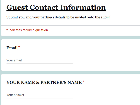 Forms Example