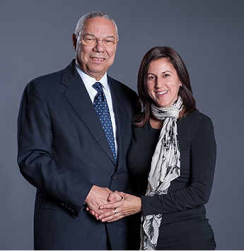 ColinPowell and Sonya at leadership conference in Canada.