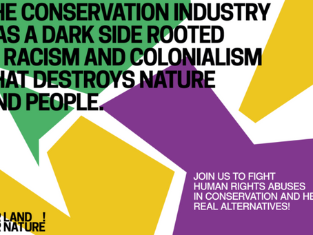 Photocall: Major protest to #DecolonizeConservation to be held in Marseille, France