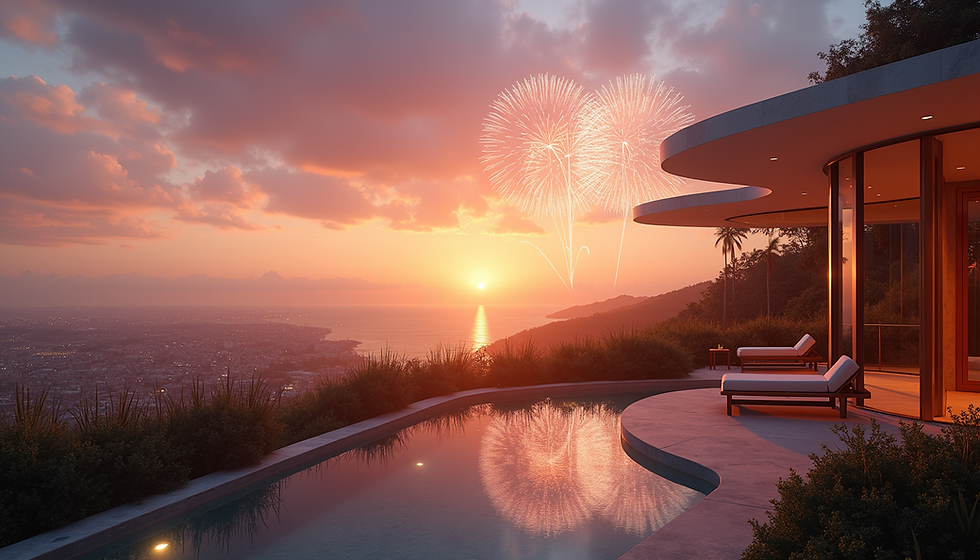 Experience the Magic of Resort-Style Living at Watermark with Stunning Fireworks Views