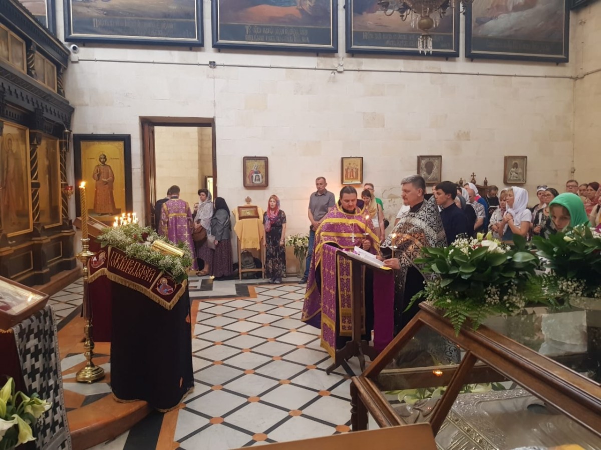 Страстная пятница на Александровском подворье в Иерусалиме