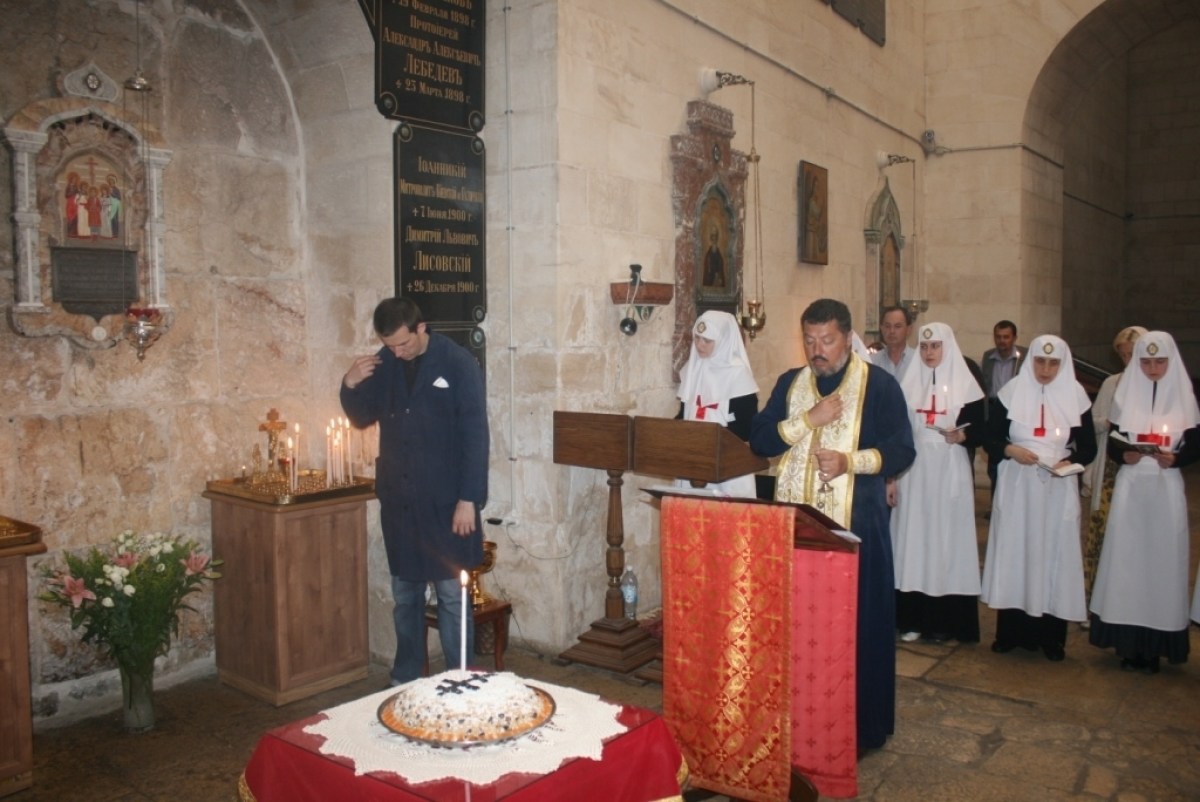 Панихида по В. Н. Хитрово в день 110-летия со дня смерти