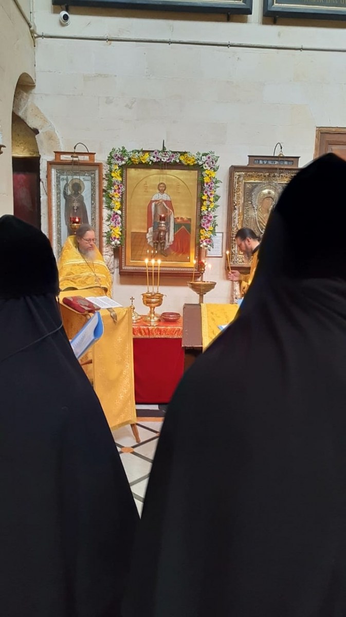 Храмовой праздник св. Александра Невского в Иерусалиме