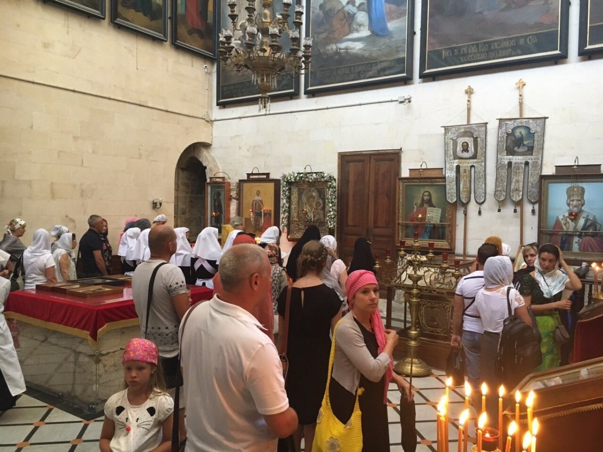 Праздник Тихвинской иконы Божией Матери в Иерусалиме