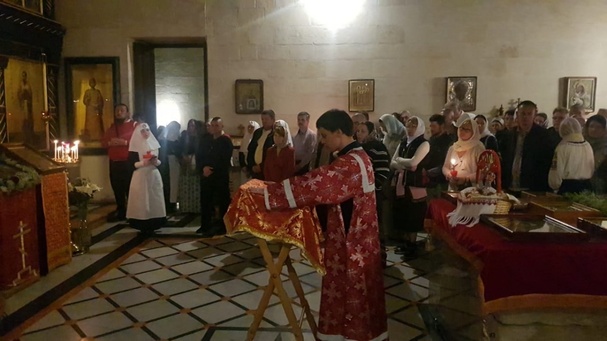 Благодатный огонь и Пасха 2019 года на Александровском подворье в Иерусалиме