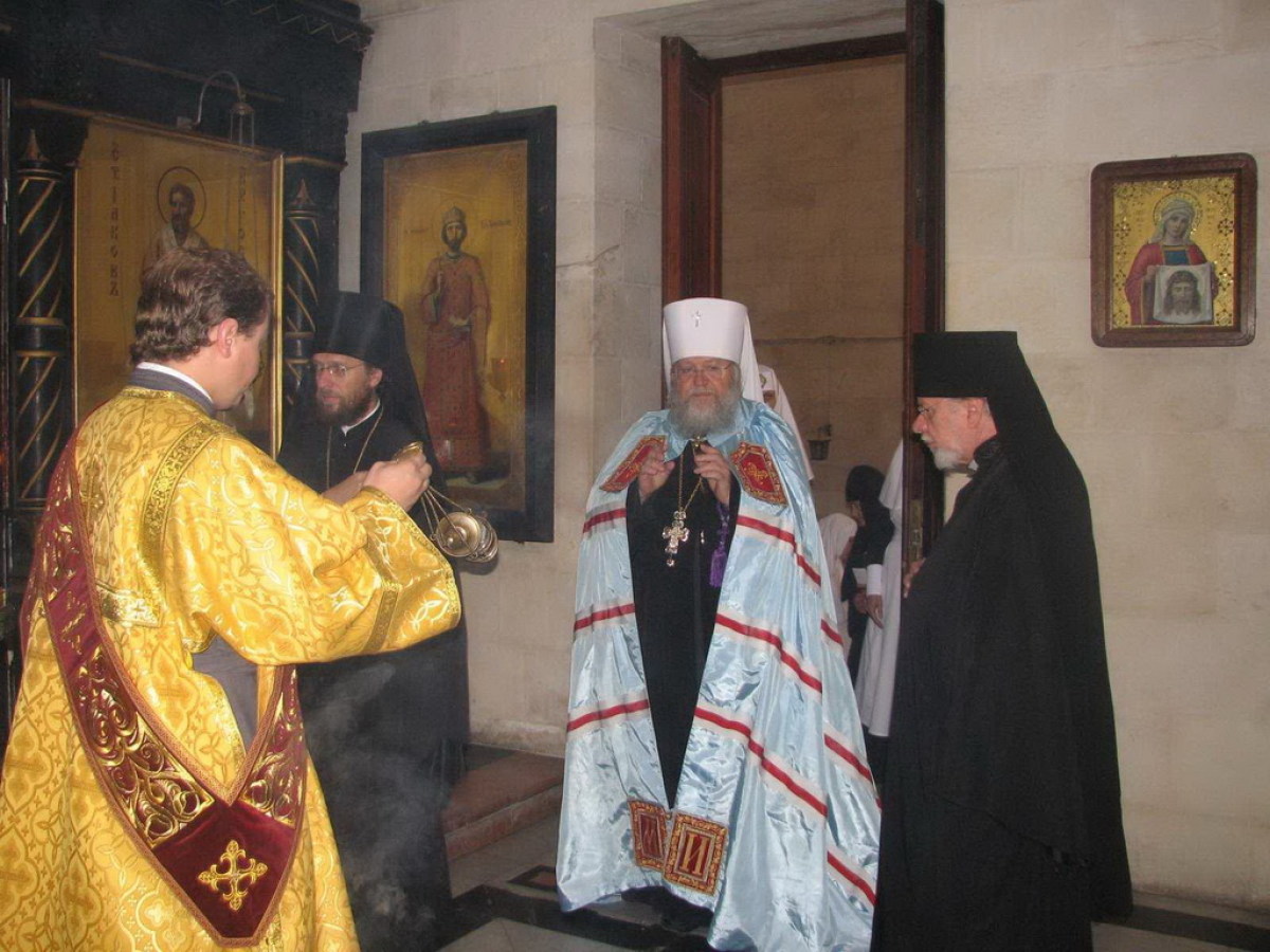 Первоиерарх РПЦЗ митрополит Иларион возглавил Богослужение в праздник св. Александра Невского