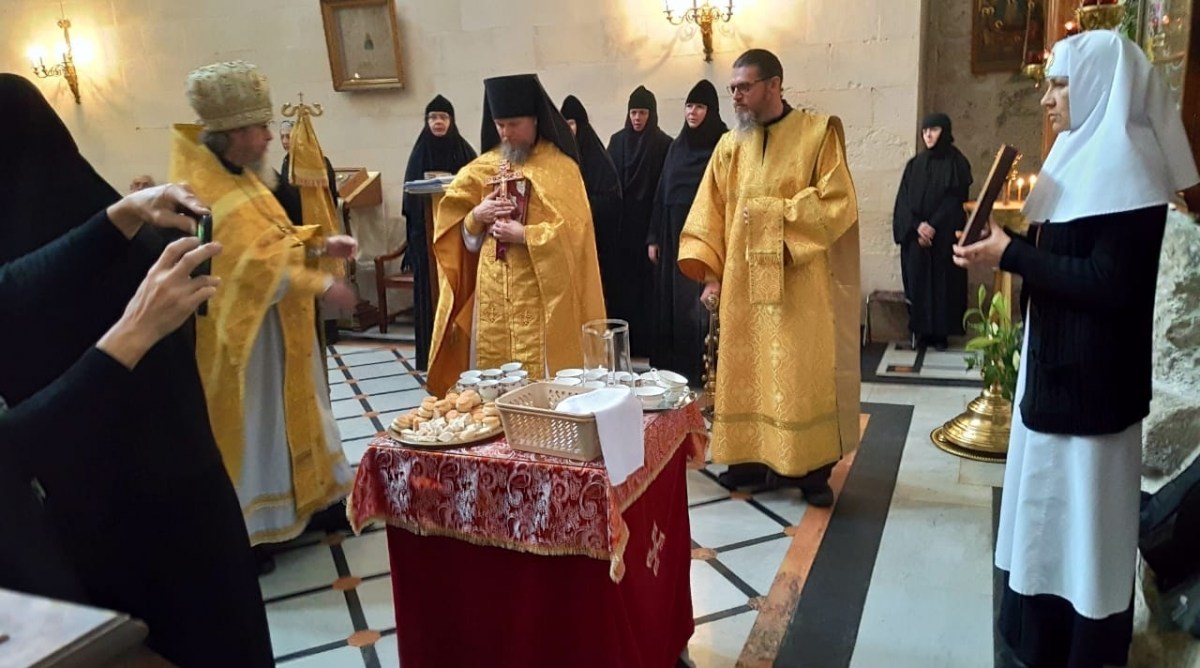 Храмовой праздник св. Александра Невского в Иерусалиме