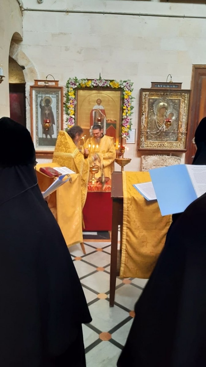 Храмовой праздник св. Александра Невского в Иерусалиме