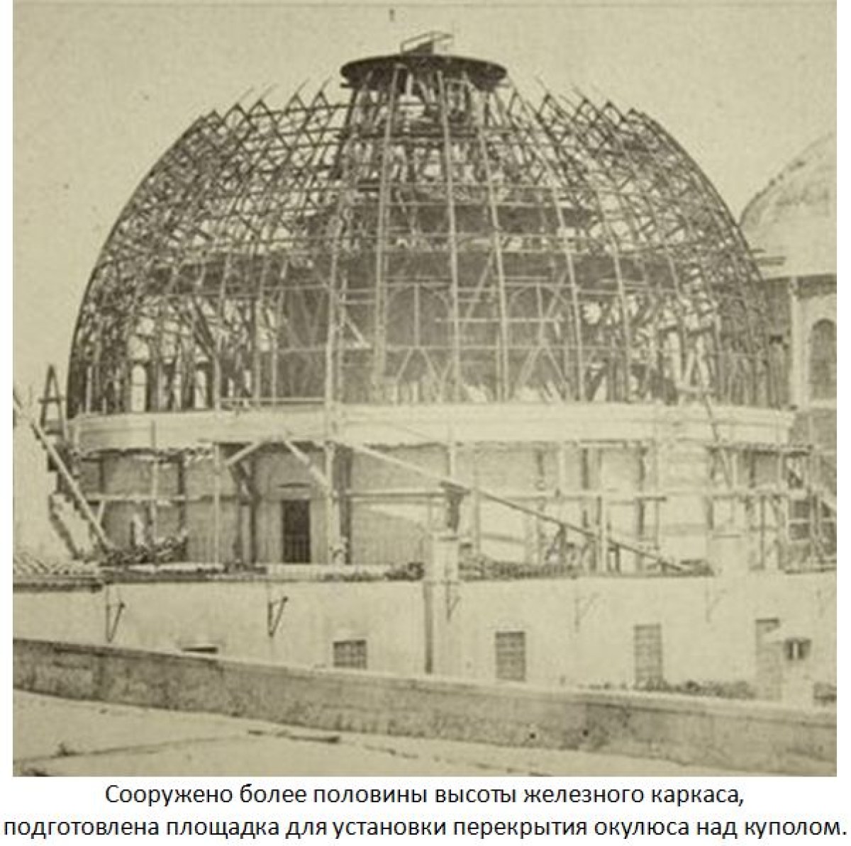 Реставрация модели каркаса купола храма Гроба Господня