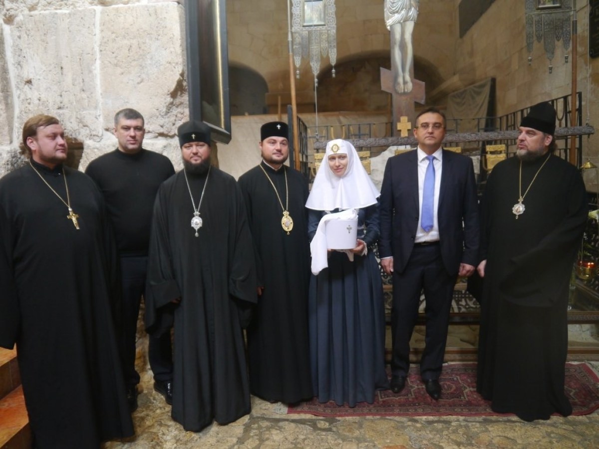 Освящение мемориальной доски Блаженнейшему Митрополиту Владимиру
