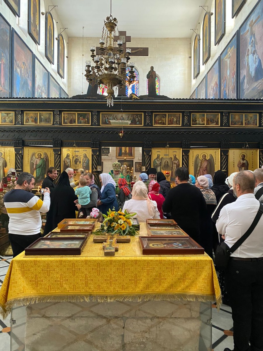 Храмовой праздник св. Александра Невского в Иерусалиме