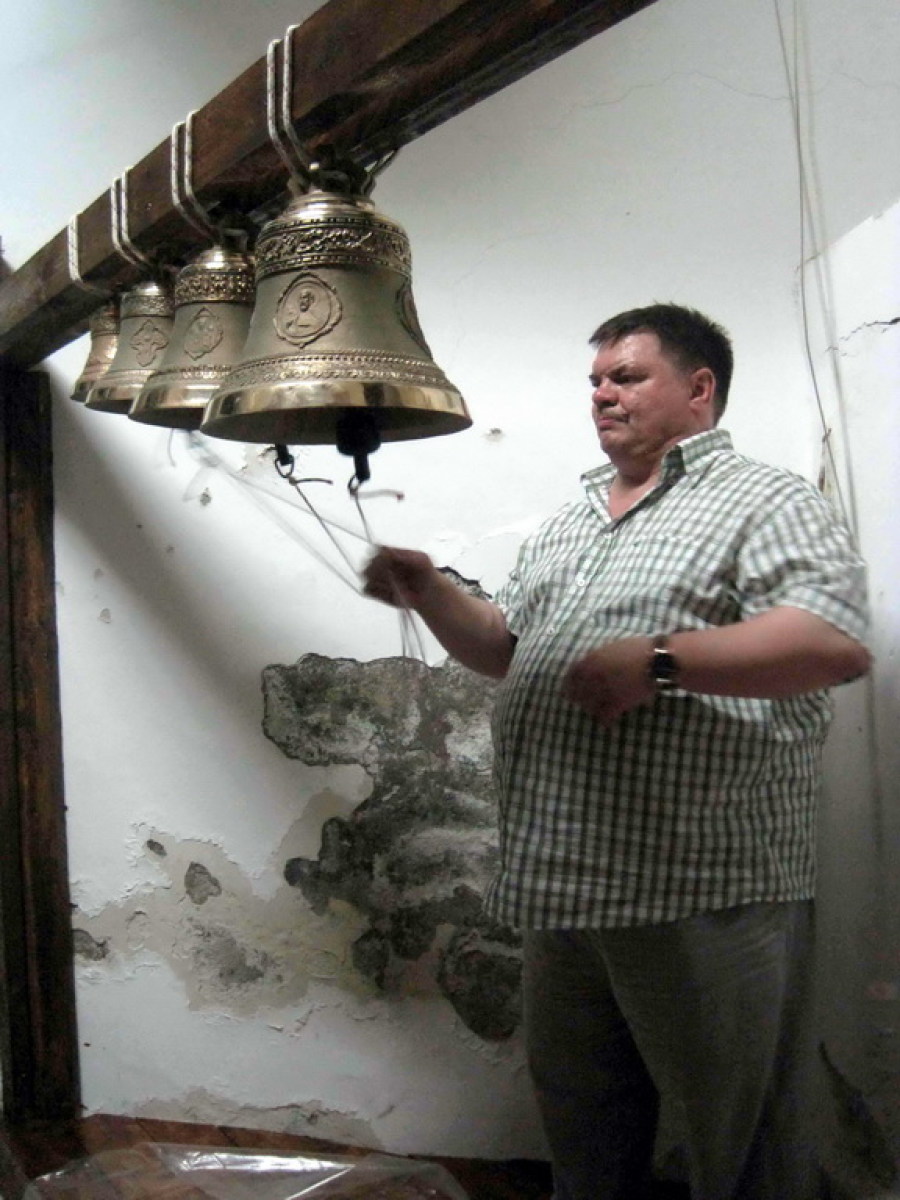 Освящение новых колоколов