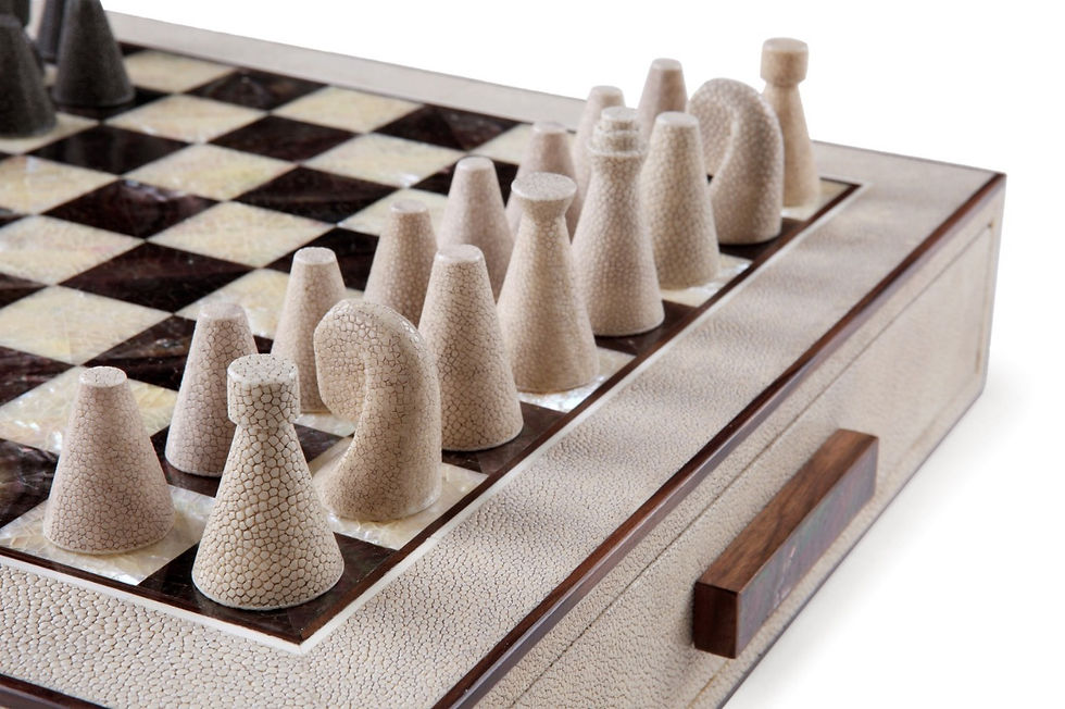 Thumbnail: Antique Shagreen Chess Box