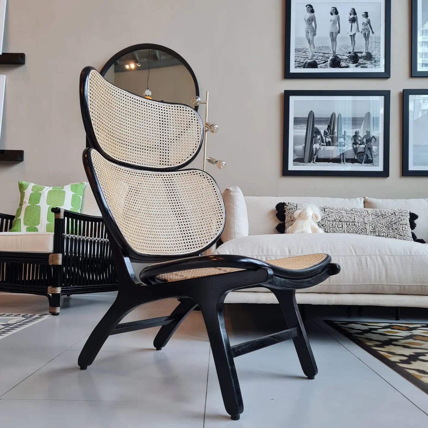 Lounge rattan chair