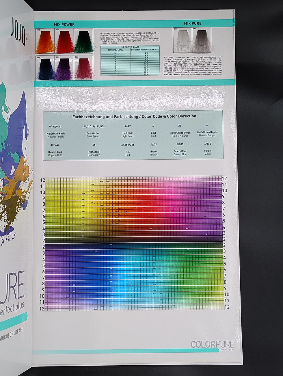Miniaturbild: JOJO Colorpure Farbkarte