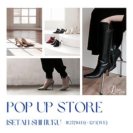 伊勢丹新宿 POP UP STORE 開催！