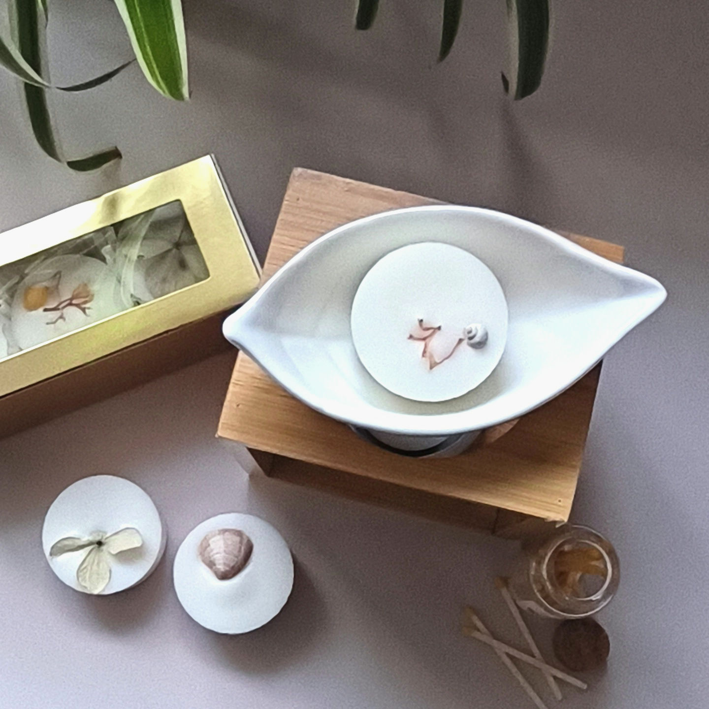 Brûle- parfum "Feuillage"