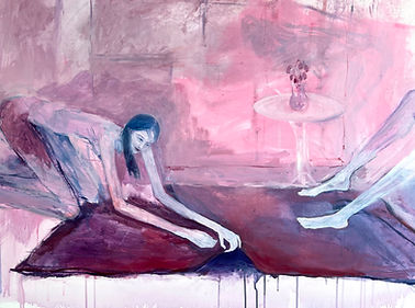 Oil painting series from an artist Ljubica Scepovic entitled "Upcoming Series"