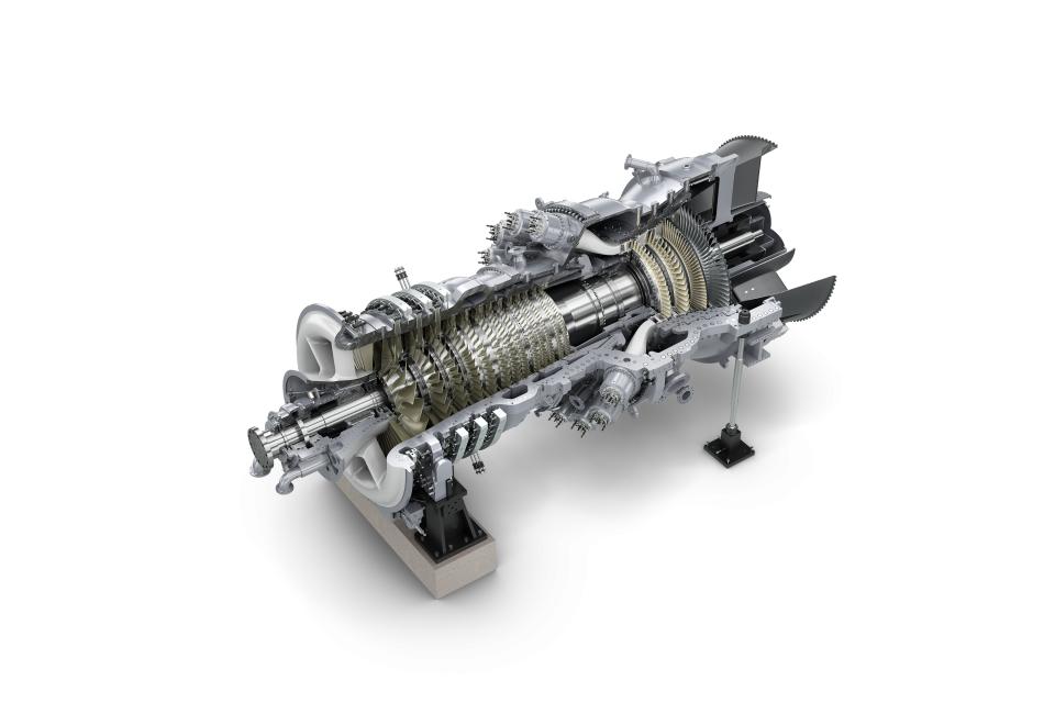 Representative image of Siemens SGT6-5000F turbine; not the specific unit offered.