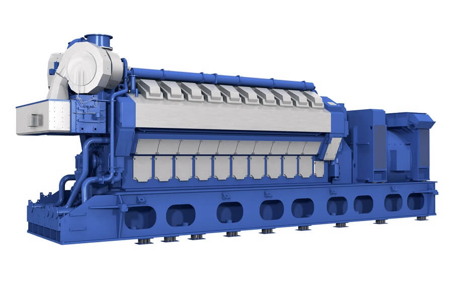 Representative Wärtsilä 34SG engine family manufacturer image; not the two offered 20V34SG generator sets.