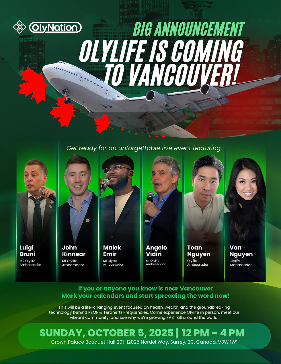 OlyLife is coming to Vancouver!