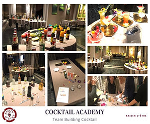 Animation Cocktail Academy, teambuilding création de cocktails en équipe pour une entreprise en region PACA - Provence.