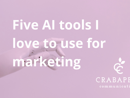 Five (mostly free) AI tools I love to use for marketing