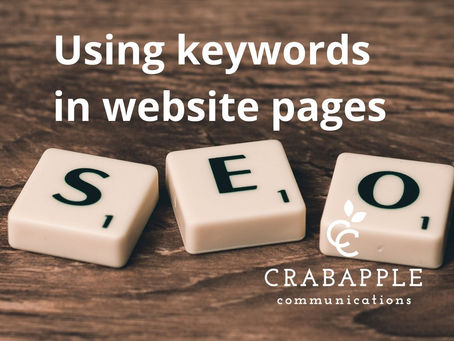 How to use keywords for a website – the basics