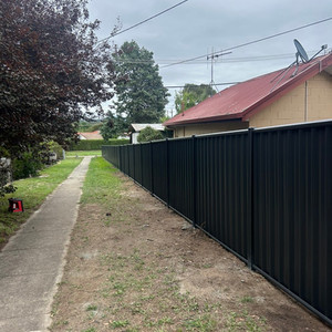 Weston Colorbond fence 