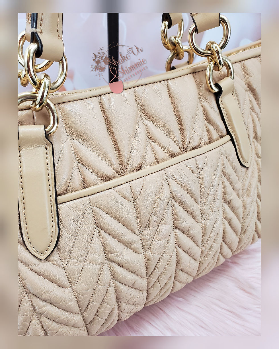 Thumbnail: COACH QUILTED ALLY SATCHEL