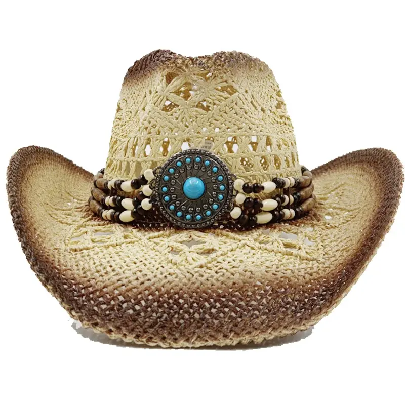 Thumbnail: Thickened Cowboy Hat Vintage Straw Hat 2023