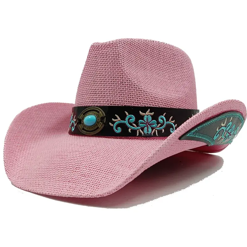Thumbnail: Thickened Cowboy Hat Vintage Straw Hat 2023