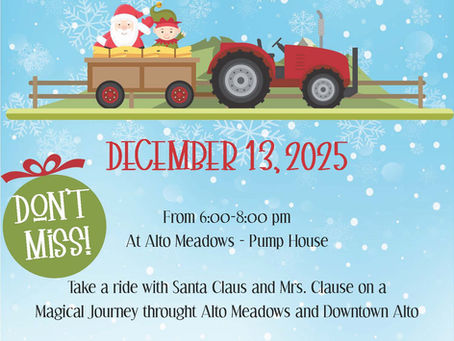 Holiday Hayride! Mark your calendars!