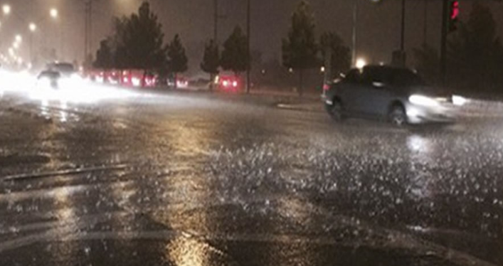 Cayó fuerte granizada en la región de Delicias; se atendieron más de 30 llamados de auxilio