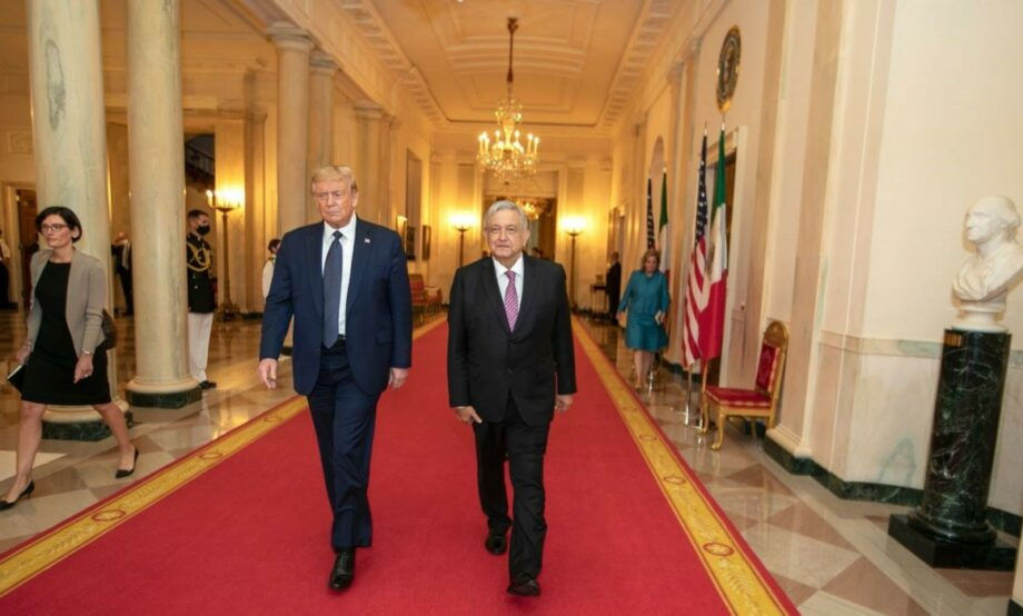AMLO y Sheinbaum reprueban hechos en mitin de Trump